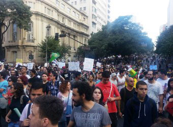 Passeata em Belo Horizonte (MG). Foto: Rede Fale-BH