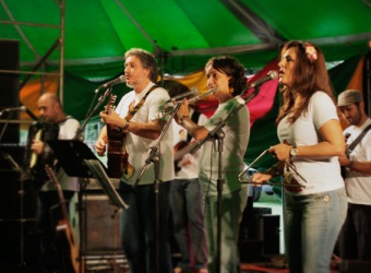 Carlinhos Veiga e banda no "Som do Céu" de 2011