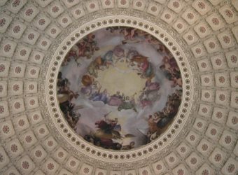 Pintura na cúpula do edifício do Capitólio (EUA)
